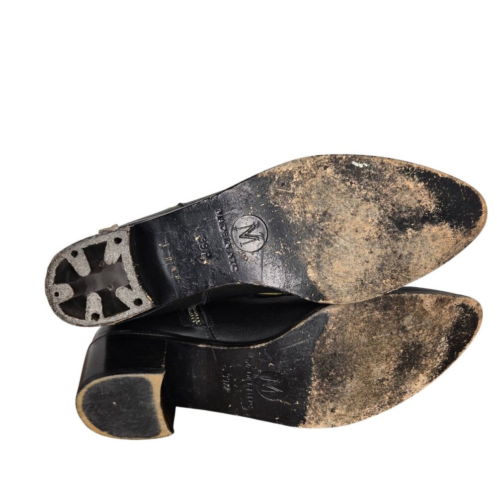 Modern Vice NYC Black Leather "The Cacti Boot" Black Leather Women's US 9.5 - Picture 7 of 12